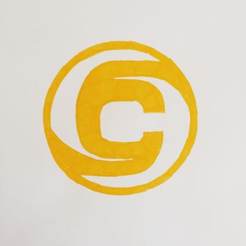 Yellow drawing of Clashot logo - бесплатный image #304073