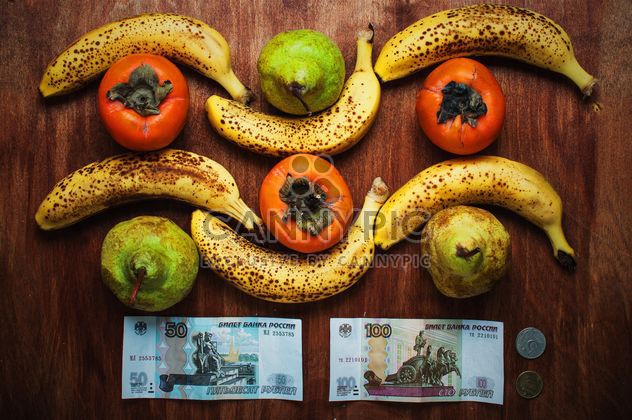 Bananas, pears and russian rubels - Free image #304613