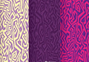 Ethnic Purple Background Vector - бесплатный vector #305613