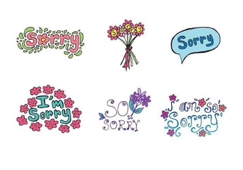 Free Sorry Vector Series - Free vector #317673