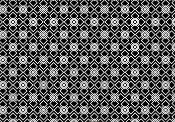 Geometric Black And White Pattern - vector gratuit #327153 