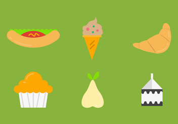Free School Lunch Vector Icons #4 - Free vector #327463