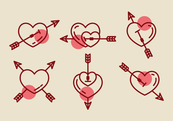 Free Heart Vector Icons #1 - бесплатный vector #327493