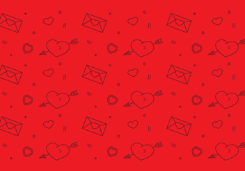 Free Heart Vector Pattern #1 - Free vector #327503