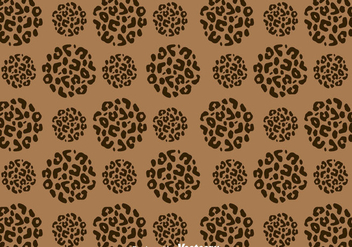 Leopard Pattern On Circle Shape - Free vector #327523