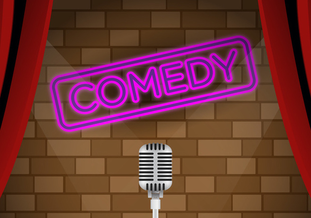Vector Comedy Club Stage - vector gratuit #328223 