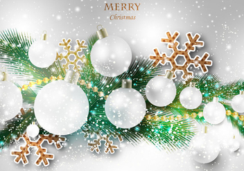 Free Merry Christmas Vector - Free vector #328253