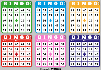 Classic Bingo cards - Kostenloses vector #328273