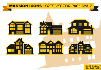 Mansion Icons Free Vector Pack Vol. 2 - vector #328883 gratis