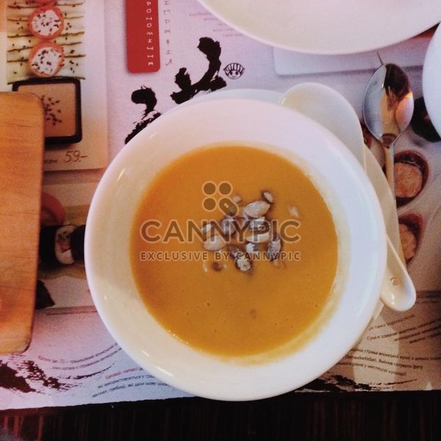 Bowl of Pumpkin Soup - image gratuit #330453 