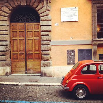 Old Fiat 500 car - image gratuit #331083 