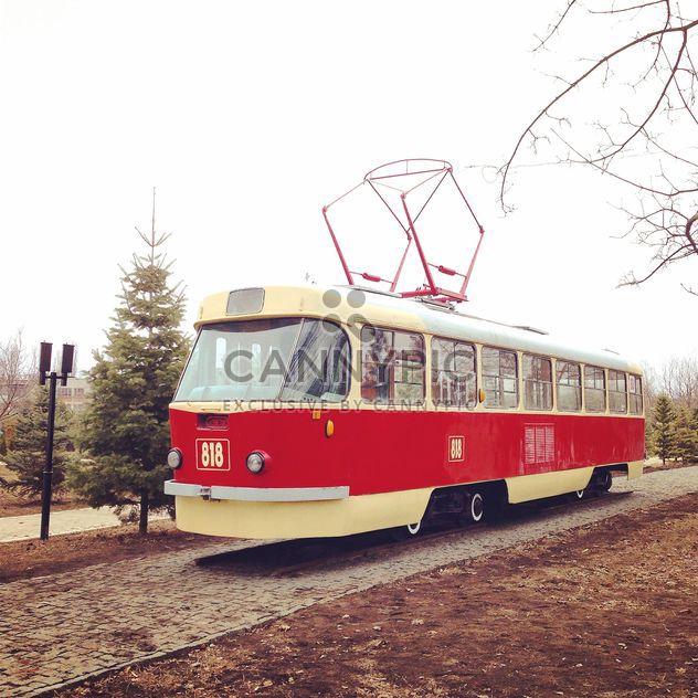 Old red tram - бесплатный image #332153