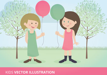 Kids Vector Illustration - бесплатный vector #332583
