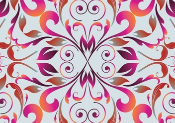 Seamless colorful floral pattern background - бесплатный vector #333513