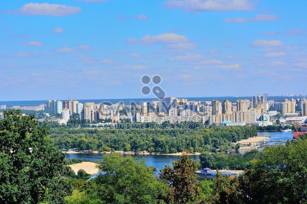 The views of the Dnipro and left shore of Kiev - бесплатный image #335063