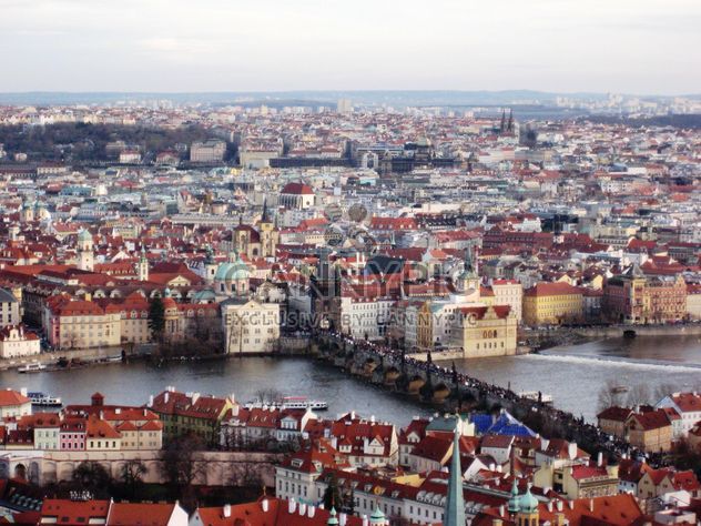 Prague from height in winter - image gratuit #335133 