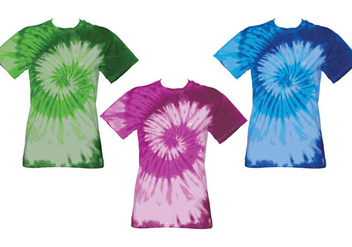 Tye Dye Shirts - Kostenloses vector #335583