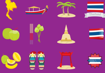 Thailand Icons - Free vector #337953