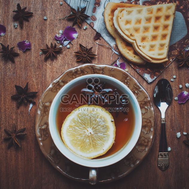 Tea with anise and lemon - Free image #339213