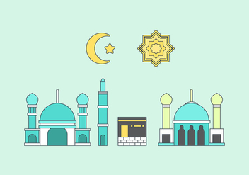 Free Makkah Vector Illustration #1 - vector gratuit #339463 