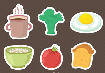 Breakfast Menu Icons - Free vector #342383