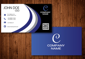 Vector abstract creative business cards - vector gratuit #342393 