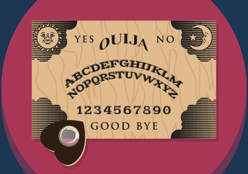 Ouija Illustration Vectorial - бесплатный vector #343643