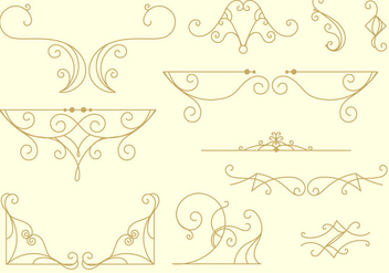 Decorative Arabesco Lines - бесплатный vector #345133