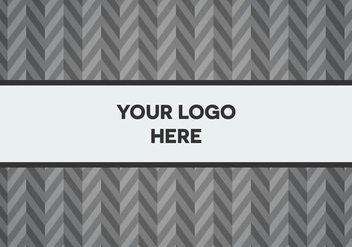 Free Gray Herringbone Logo Background - бесплатный vector #345353