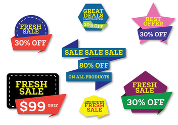Promotional Web Banners - Free vector #346143