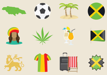 Jamaica Icons - vector gratuit #348693 