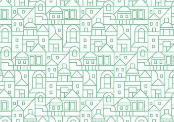 Buildings pattern background - vector gratuit #348723 