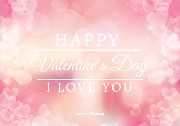 Abstract Style Valentine's Day Illustration - Free vector #349003