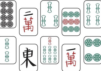 Free Mahjong II Vectors - Free vector #349293