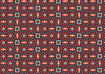 Outline Mosaic Pattern Vector - бесплатный vector #350033