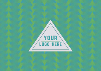 Free Green Geometric Logo Background - Kostenloses vector #352113