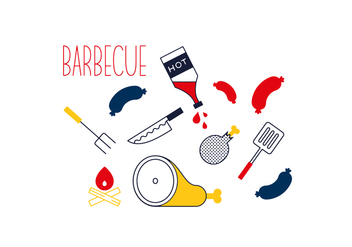 Free Barbecue Vector - Kostenloses vector #352683