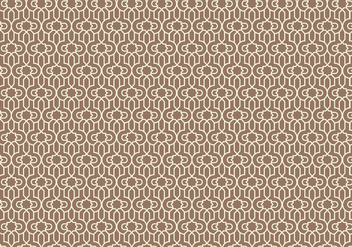 Outlined Arabic Pattern Background - vector gratuit #354313 