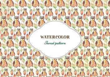 Free Vector Watercolor Pattern - бесплатный vector #355503