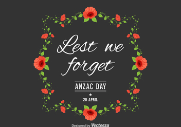 Free Anzac Day Vector Background - Free vector #356183