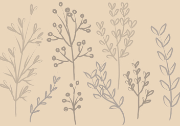 Vector Ink Branches - Free vector #356213
