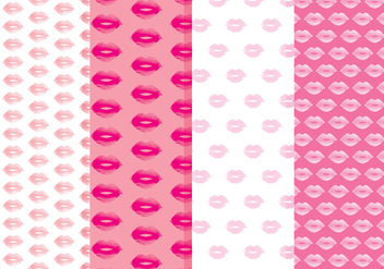 Free Lips Vector Patterns - Free vector #356243