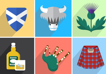 Scotland Vector Illustrations - бесплатный vector #356793