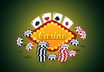 Casino Royale Poker Premium Quality Illustration Vector - Free vector #357463