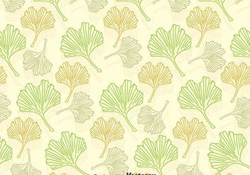 Ginkgo Leaves Pattern - vector #357623 gratis
