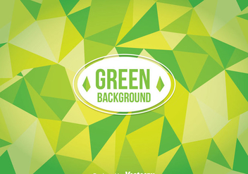 Green Poligon Background - vector #358603 gratis