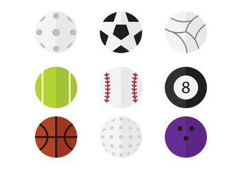 Sport Ball Vector Pack - Kostenloses vector #358683