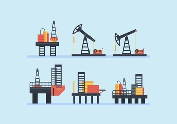FREE OIL FIELD VECTOR - Free vector #359403