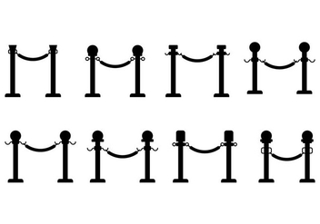 Velvet Rope Icon - Kostenloses vector #363813