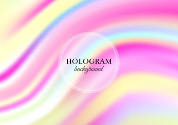 Free Vector Pink and Yellow Hologram Background - Free vector #364813